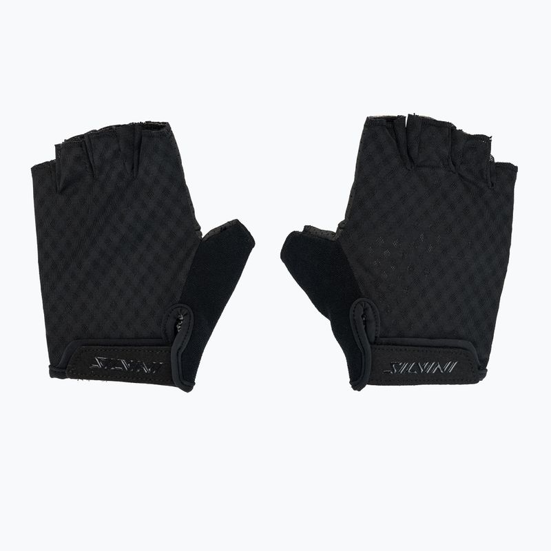 Pánske cyklistické rukavice SILVINI Gaiono black 2
