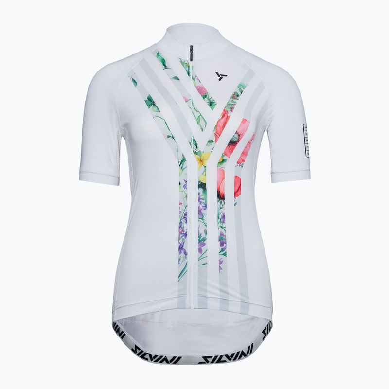 Dámsky cyklistický dres SILVINI Calnia white/cloud