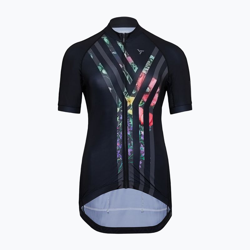 Dámsky cyklistický dres SILVINI Calnia black/charcoal