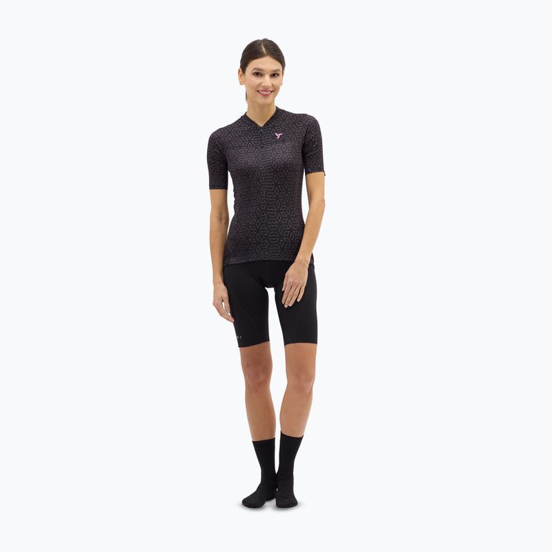 SILVINI Catirina dámsky cyklistický dres black/blush 2