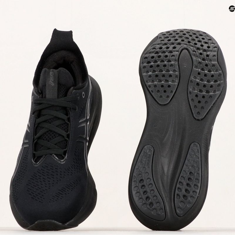 ASICS Gel-Nimbus 25 pánska bežecká obuv black/black 12
