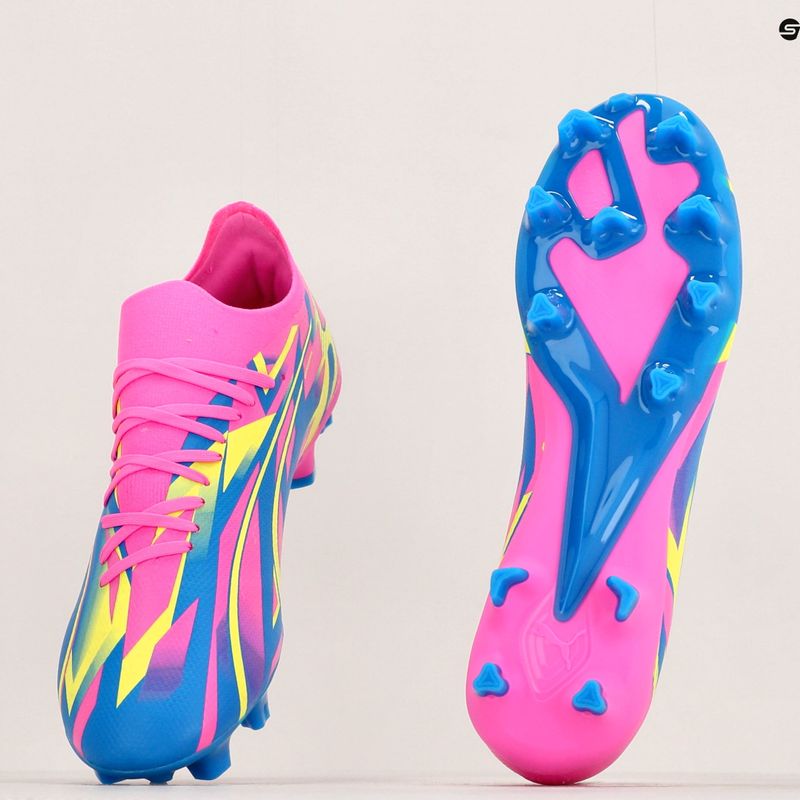 PUMA Ultra Match Energy FG/AG pánske kopačky luminous pink/yellow alert/ultra blue 21