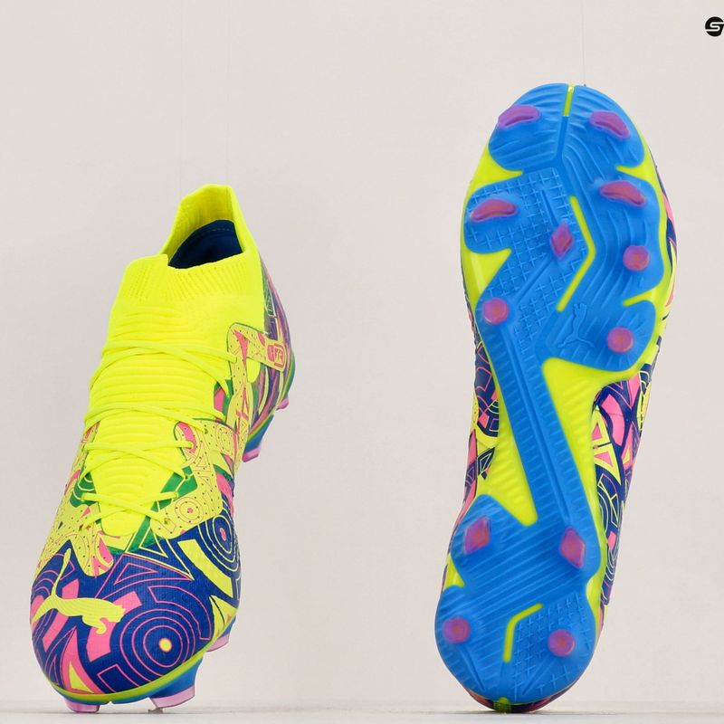 PUMA Future Match Energy FG/AG pánske kopačky ultra blue/yellow alert/luminous pink 19