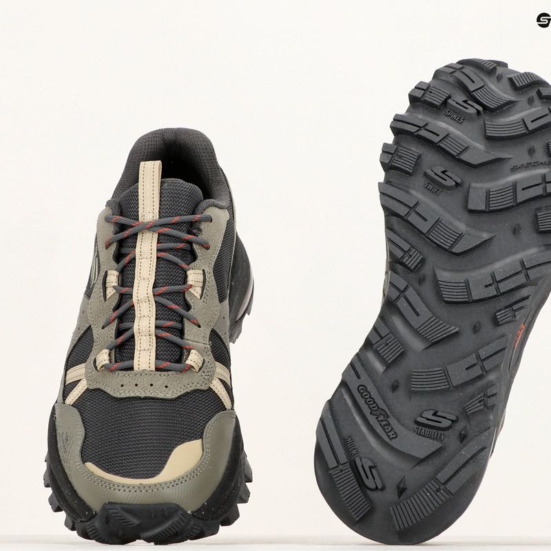 Pánska treková obuv Skechers Arch Fit Trail Air olive/black 18