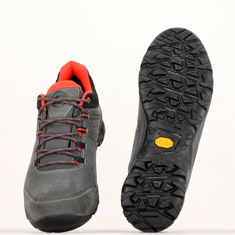 Pánske trekové topánky Mammut Mercury IV Low GTX titanium/hot red 23