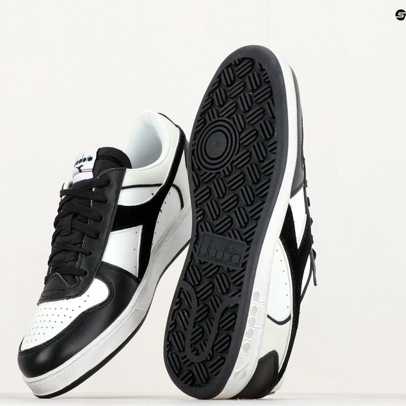 Topánky Diadora Magic Basket Low Icona Leather black/white 14