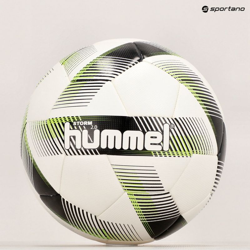 Hummel Storm 2.0 FB futbalová lopta biela/čierna/zelená veľkosť 4 6