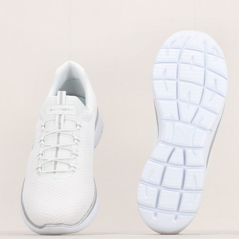 Dámska tréningová obuv SKECHERS Summits white/silver 18