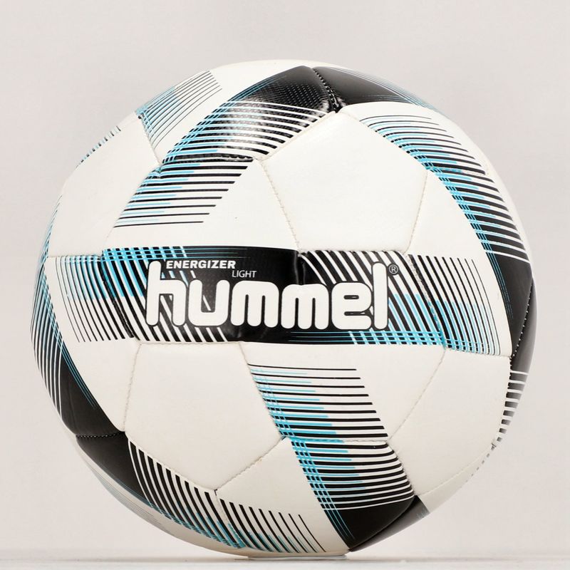 Hummel Energizer Light FB futbalová lopta biela/čierna/modrá veľkosť 4 8