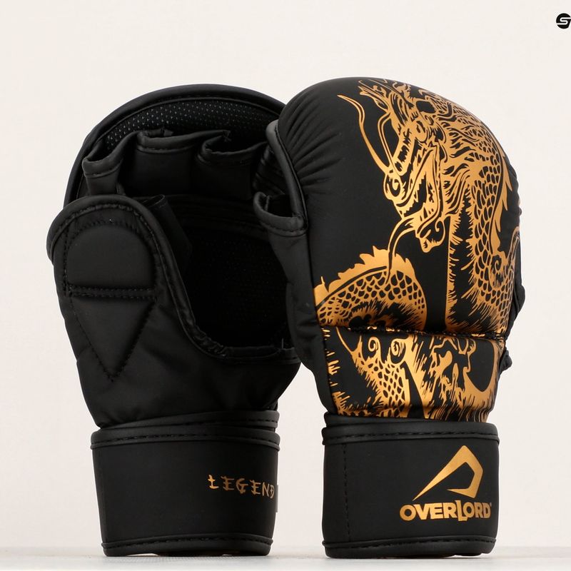 Rukavice Overlord Legend MMA black/gold 101004-BK_GO 7