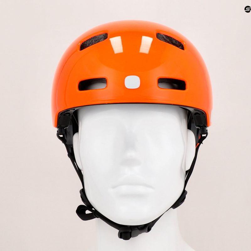 Detská cyklistická prilba POC Pocito Crane MIPS fluorescenčná oranžová 9