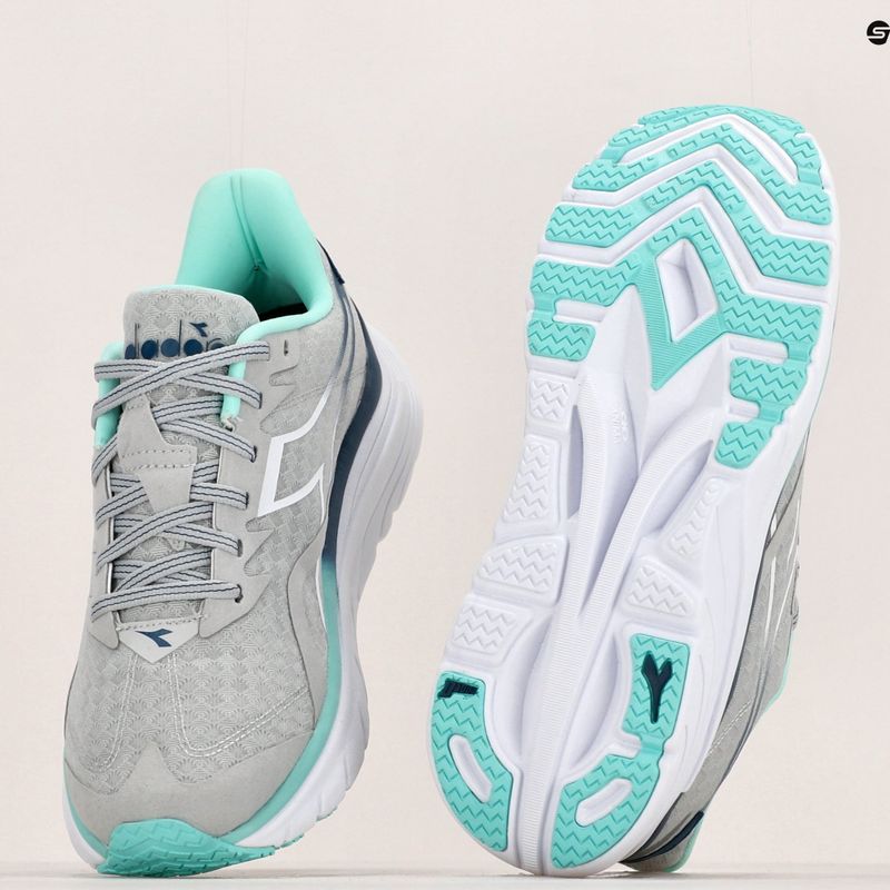 Dámska bežecká obuv Diadora Equipe Nucleo silver dd/white/aruba blue 19