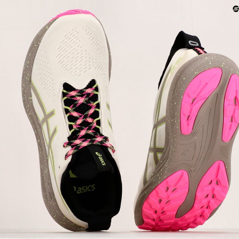 ASICS Gel-Nimbus 25 TR nature bath/lime green dámska bežecká obuv 15