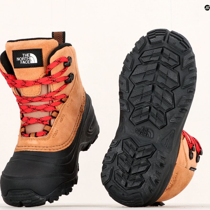 Detská treková obuv The North Face Chilkat V Lace almond butter/black 18