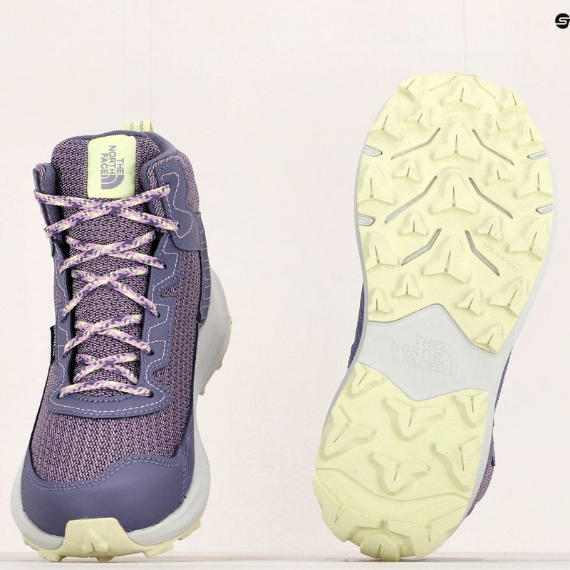 Detské trekové topánky The North Face Fastpack Hiker Mid Wp lunar slate/lupine 18