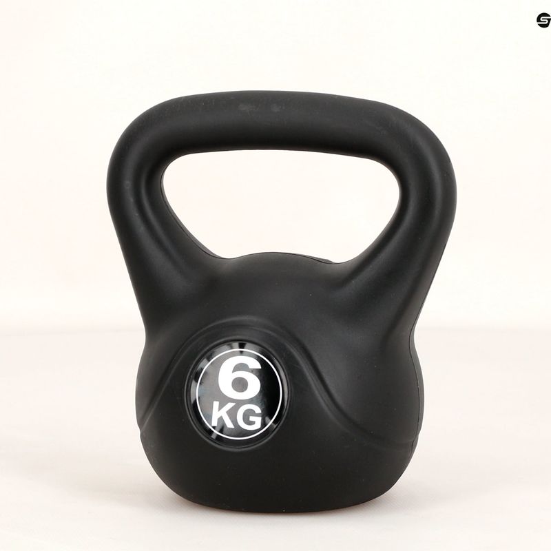 Kettlebell 6 kg Pure2Improve čierny P2I202090 4