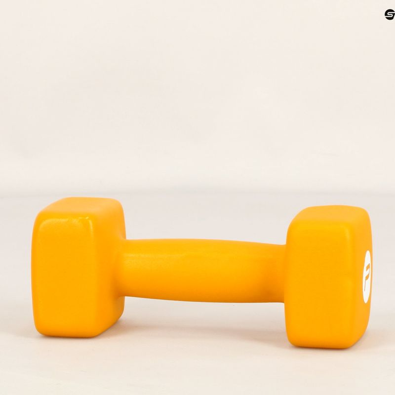 Neoprénová činka 5 kg Pure2Improve žltá P2I201430 6