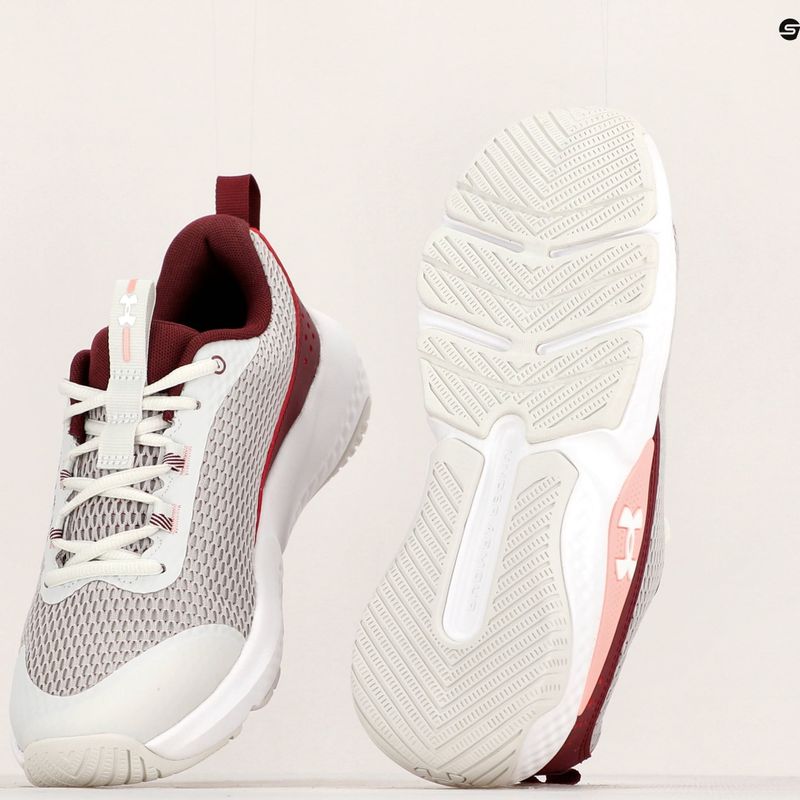 Dámska tréningová obuv Under Armour W Dynamic Select white clay/deep red/white 10