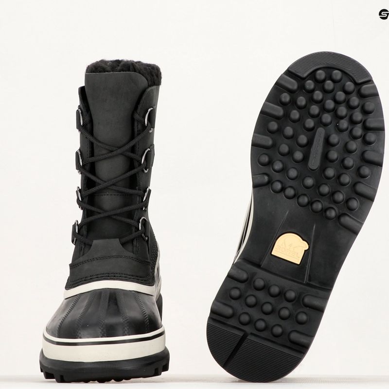 Pánske trekové topánky Sorel Caribou black/dark stone 14