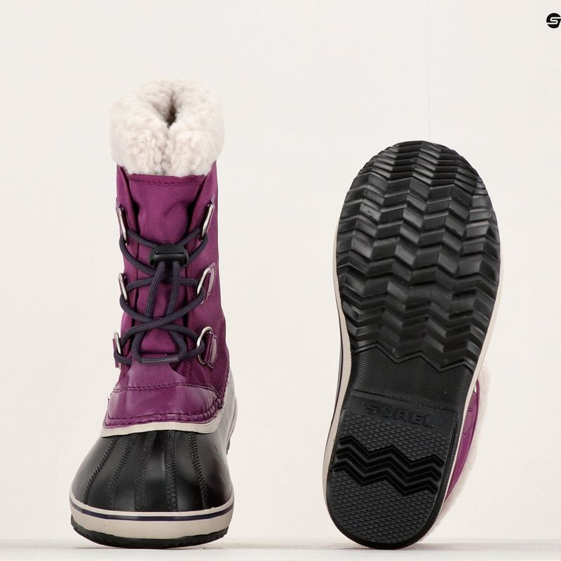 Detské trekové topánky Sorel Yoot Pac Nylon Wp wild iris/dark plum 14