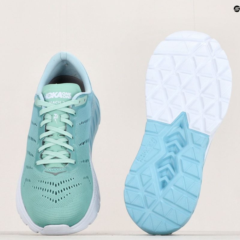 Dámska bežecká obuv HOKA Mach 2 aquamarine/lichen 11