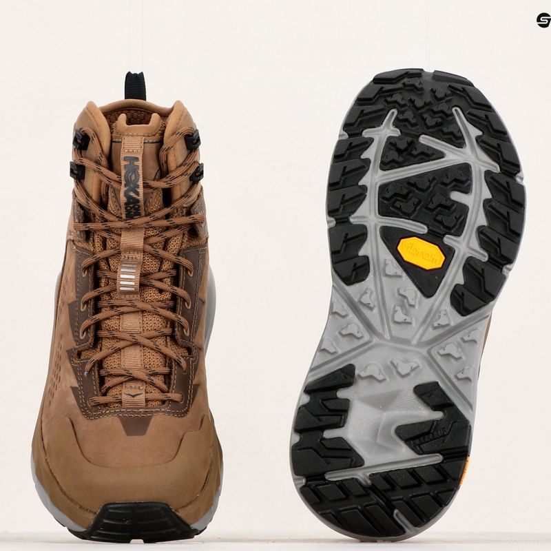 Dámske trekové topánky HOKA Kaha GTX otter/black 11