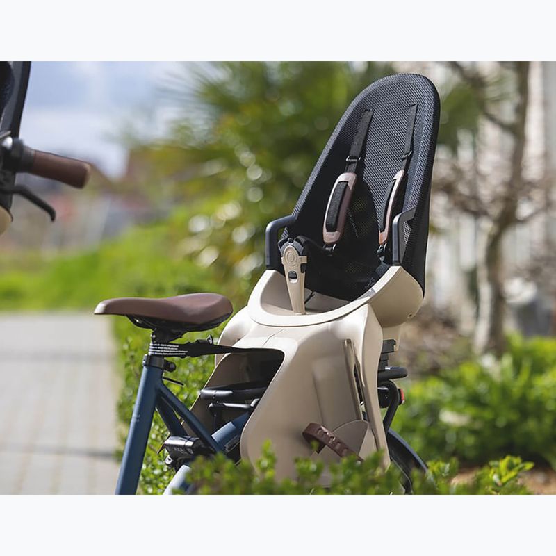 Detská sedačka na bicykel QIBBEL Air MIK cappucino 2