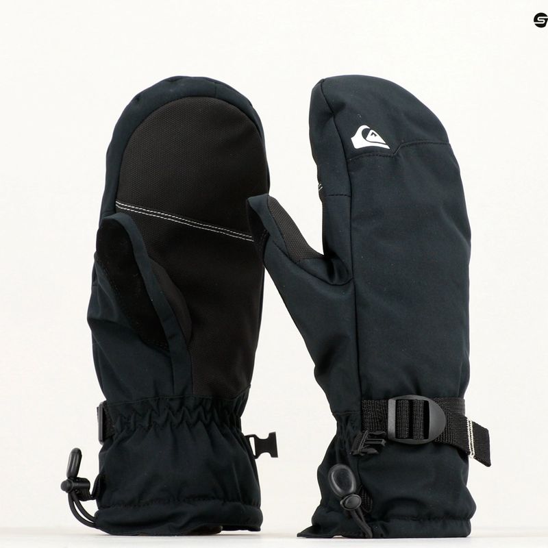 Pánske rukavice na snowboard Quiksilver Mission Mitt true black 10