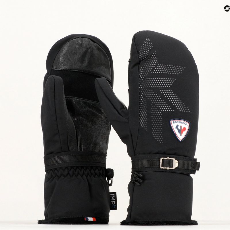 Dámske lyžiarske rukavice Rossignol Romy Impr M black 7
