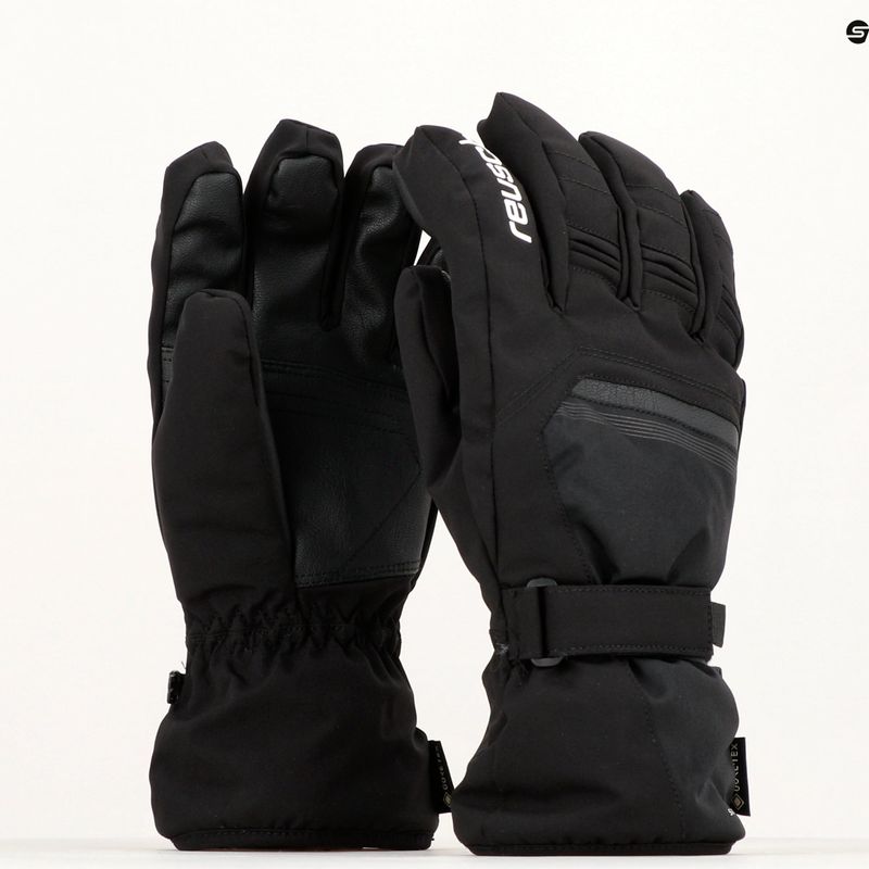 Lyžiarske rukavice Reusch Stanley Gtx black/white 9