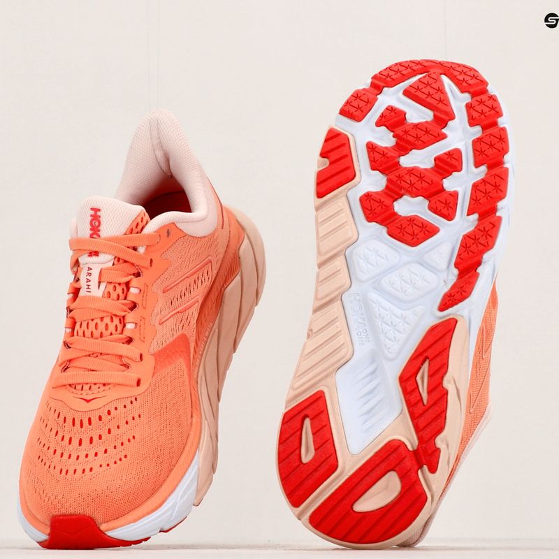 Dámska bežecká obuv HOKA Arahi 5 cantaloupe/silver peony 11