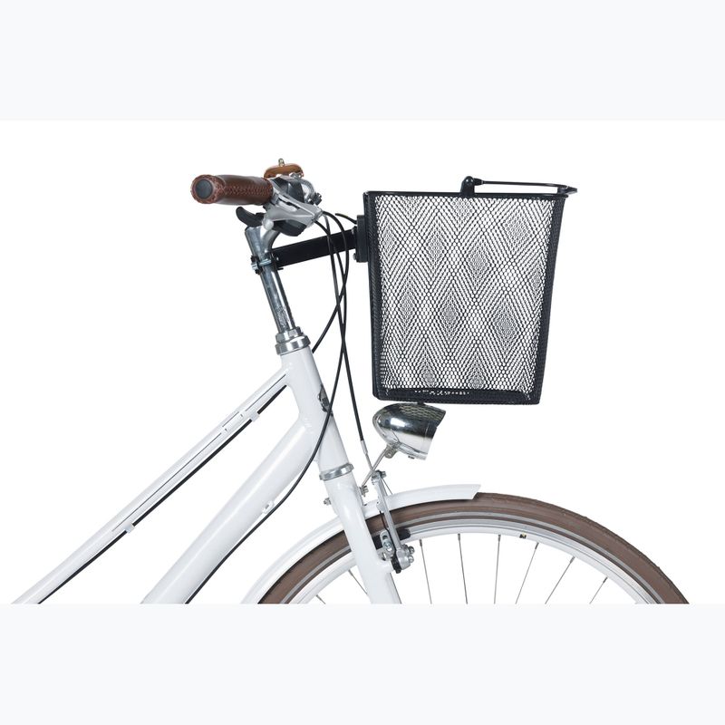 Predný košík na bicykel Basil Bilbao BE + Baseasy Stem Holder čierny 6