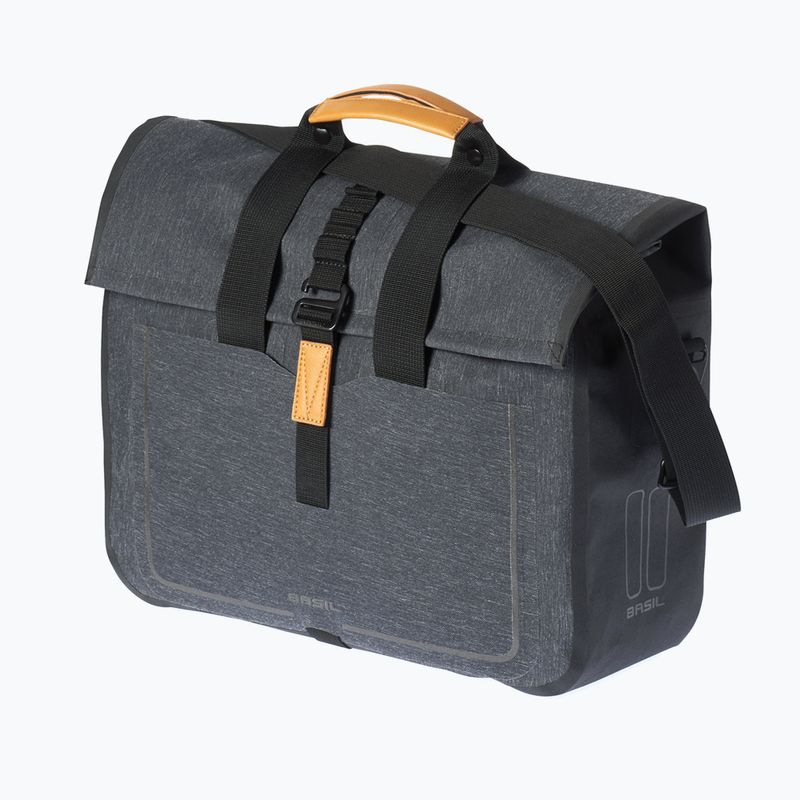 Taška na bicykel na zadný nosič Basil Urban Dry Busy 20 l charcoal melee