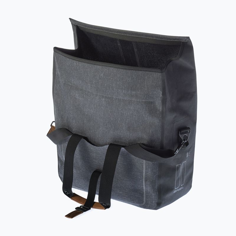 Taška na bicykel na zadný nosič Basil Urban Dry Busy 20 l charcoal melee 3