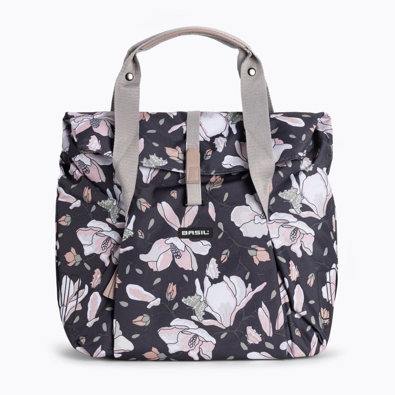 Basil Magnolia Shopper taška na bicykel modrá B-17685