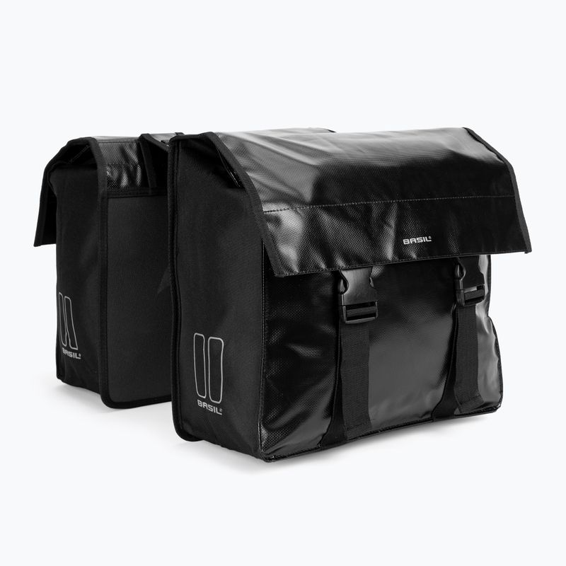 Taška na nosič bicyklov Basil Urban Load Double Bag čierna B-17738