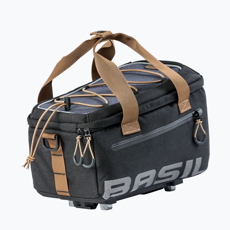 Cyklistická taška na kufor Basil Miles Trunkbag MIK 7 l black slate