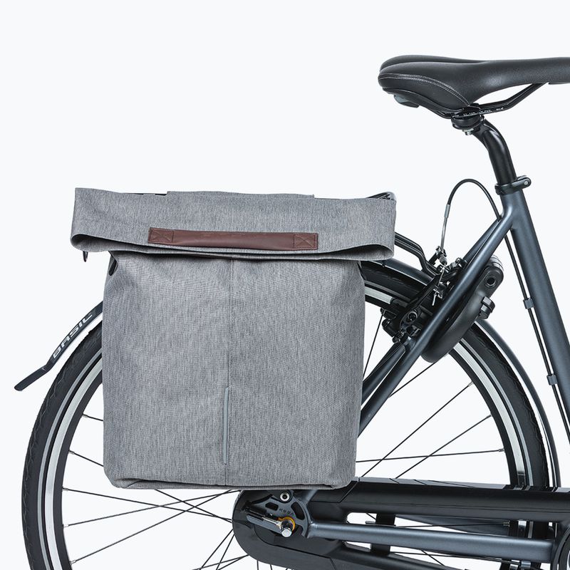 Cyklistická taška Basil City Shopper 16 l grey melee 6