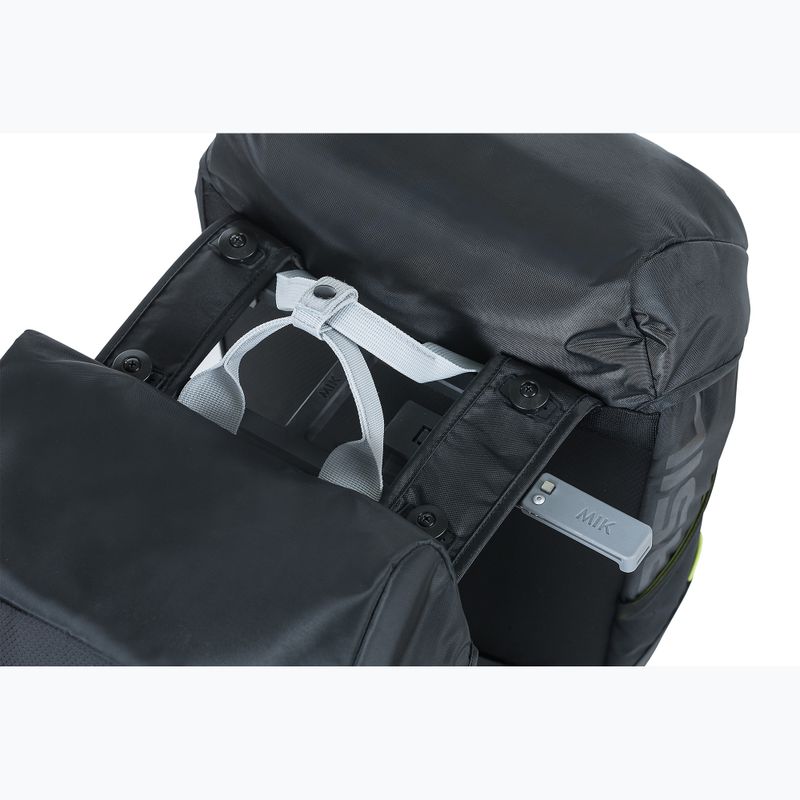 Cyklistická brašňa Basil Miles Double Bag 32 l black/lime 3