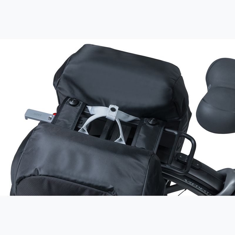 Cyklistická brašňa Basil Miles Double Bag 32 l black/lime 6