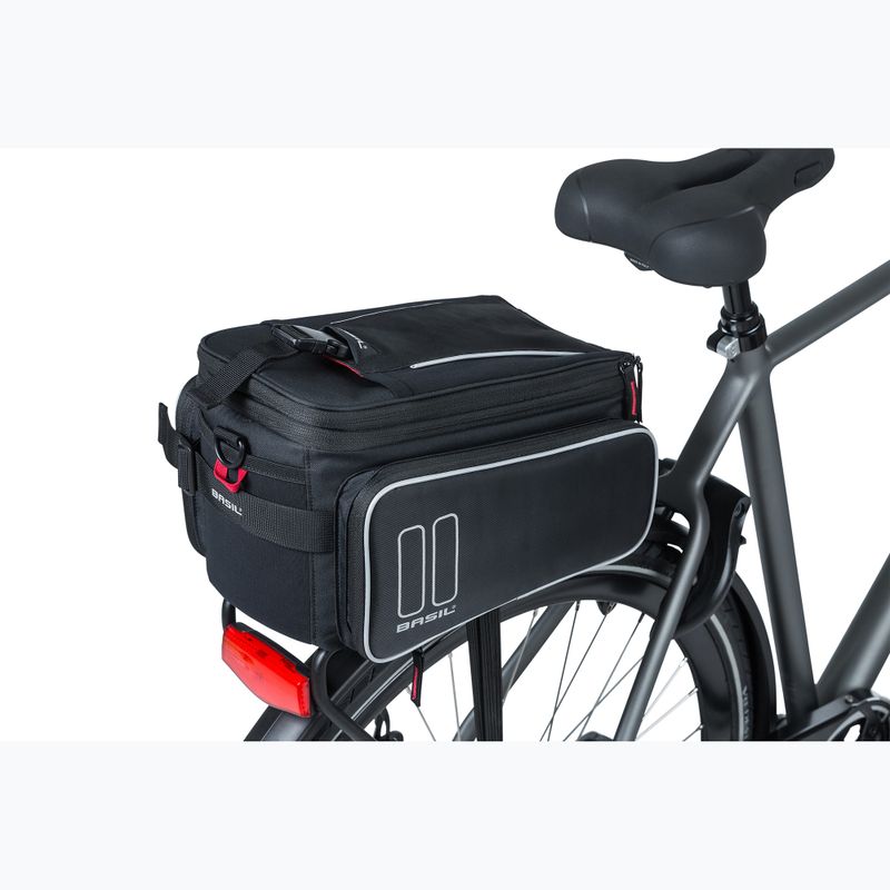 Cyklistická taška na kufor Basil Sport Design Trunkbag MIK 15 l black 8