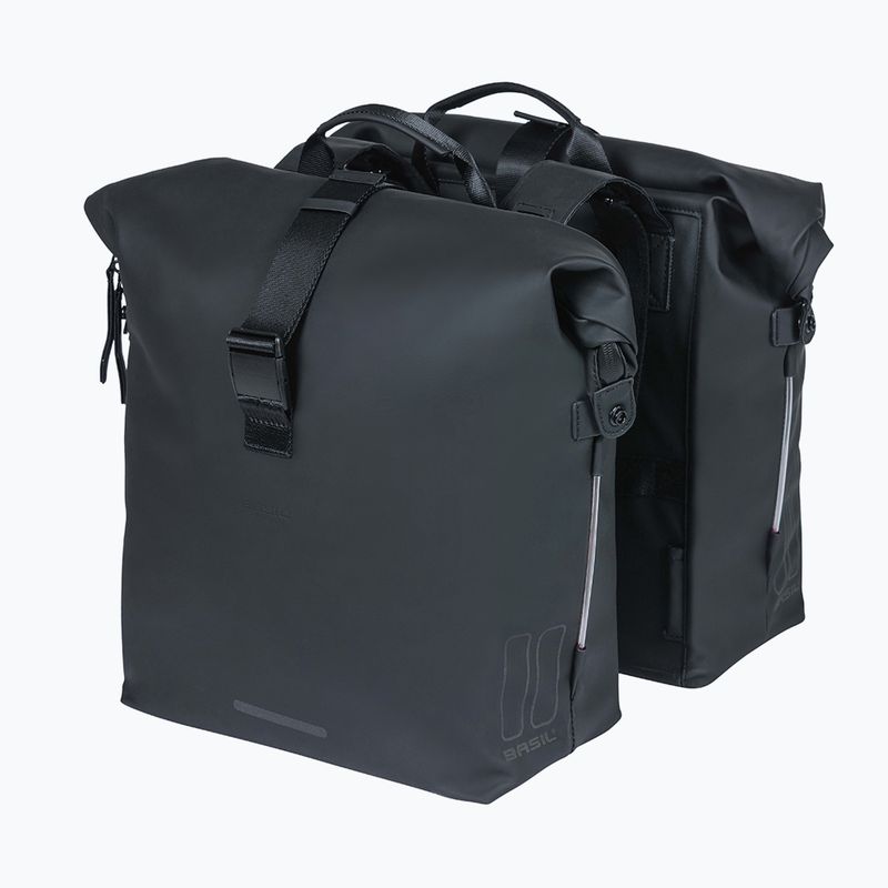 Cyklistická taška Basil Soho Nordlicht Double Bag 41 l black 2
