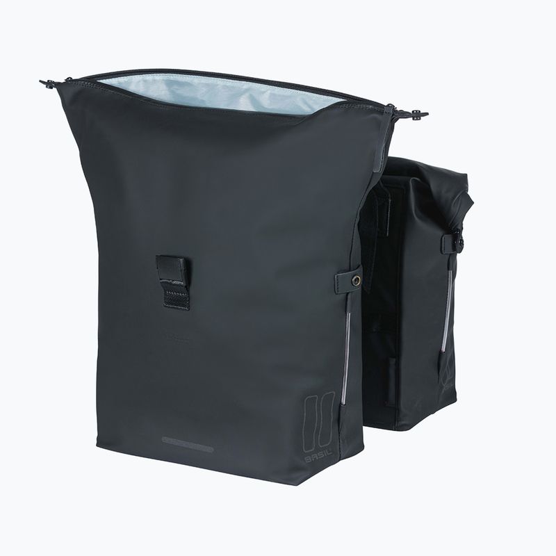 Cyklistická taška Basil Soho Nordlicht Double Bag 41 l black 4