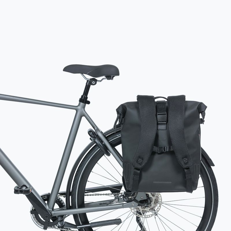 Batoh na bicykel na kufor Basil Soho Nordlicht 17 l  čierny 10