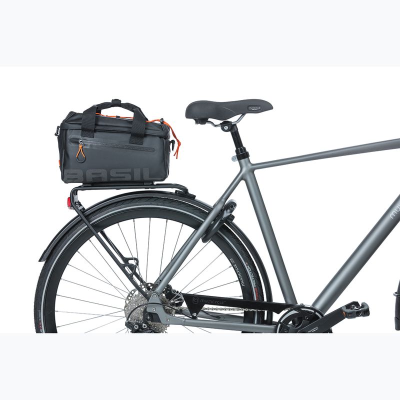 Taška na bicykel Basil Miles Tarpaulin MIK 7 l black/orange 7