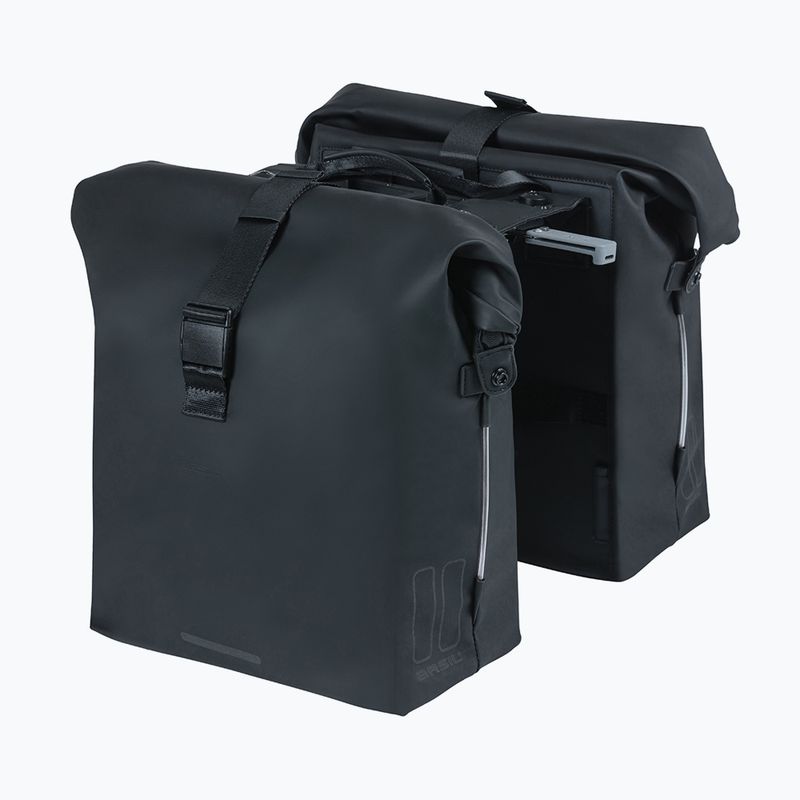 Cyklistická taška Basil Soho Nordlicht Double Bag MIK 41 l black 2