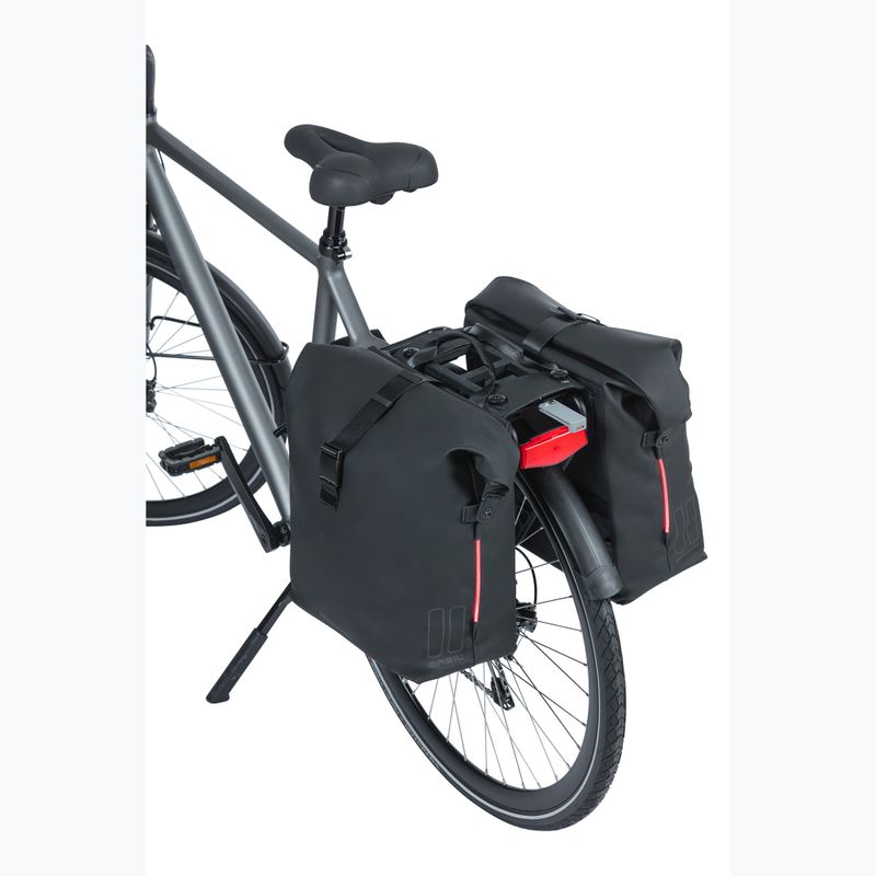 Cyklistická taška Basil Soho Nordlicht Double Bag MIK 41 l black 8