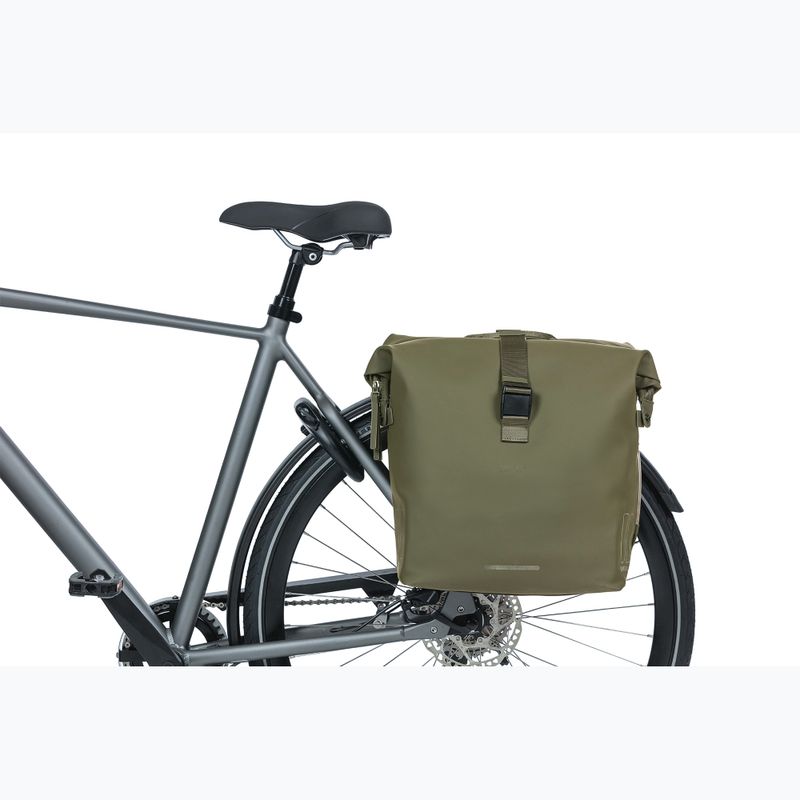 Cyklistická taška Basil Soho Nordlicht Double Bag MIK 41 l moss green 6