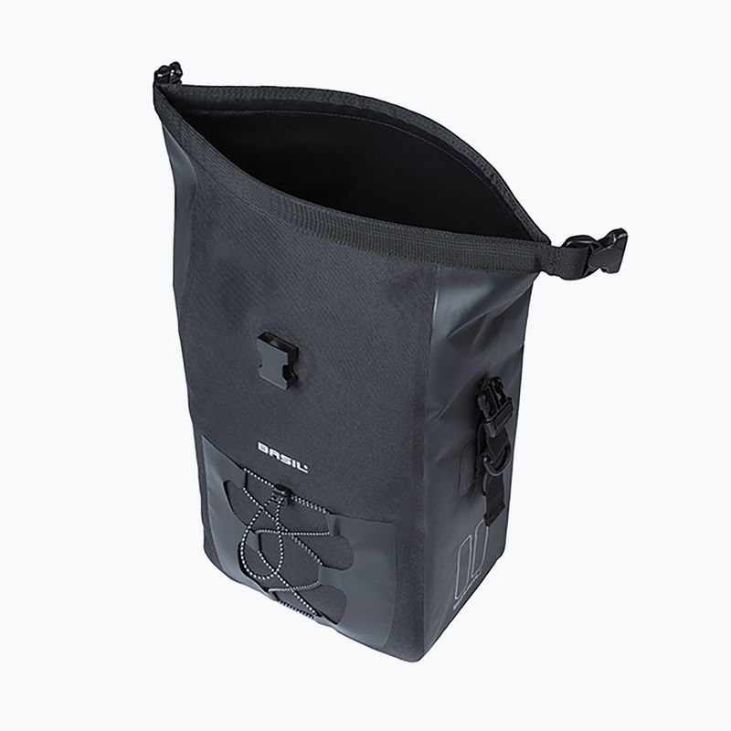 Cyklistická taška Basil Navigator Waterproof Single Bag MIK Hooks 15 l black 4