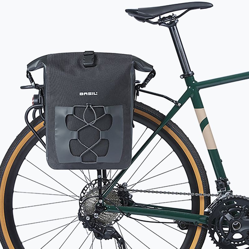 Cyklistická taška Basil Navigator Waterproof Single Bag MIK Hooks 15 l black 5